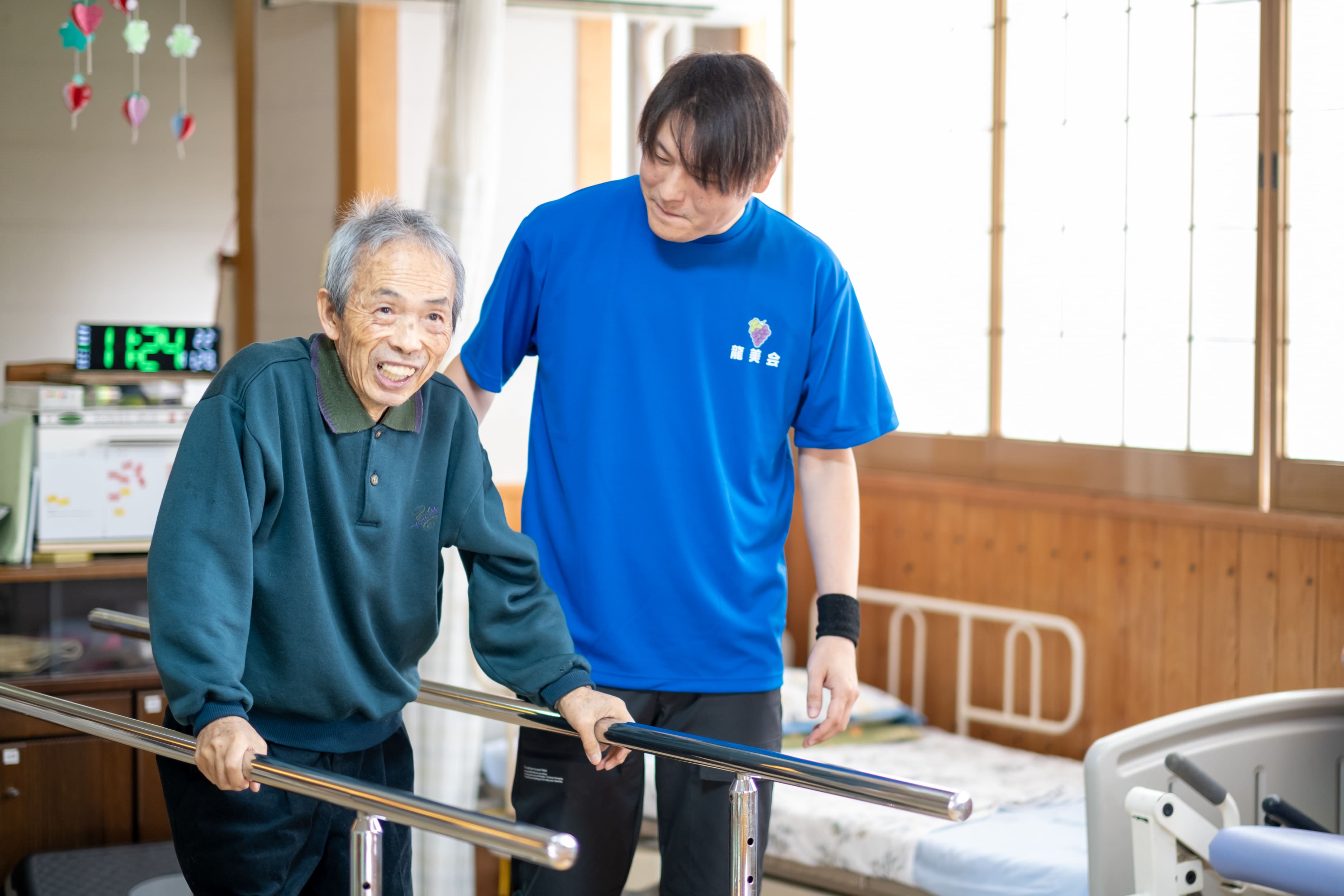 リハビリをする利用者