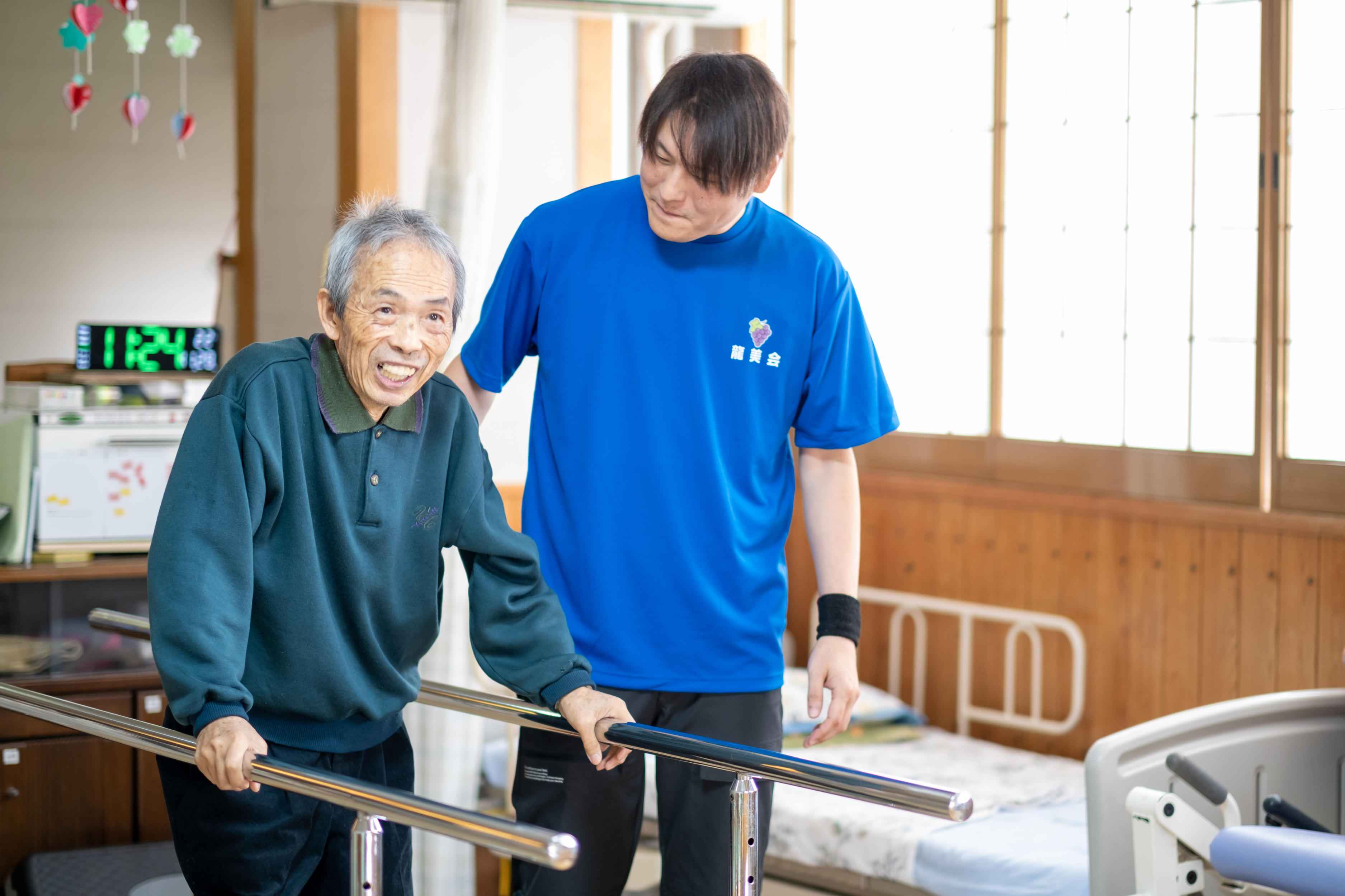 リハビリをする利用者