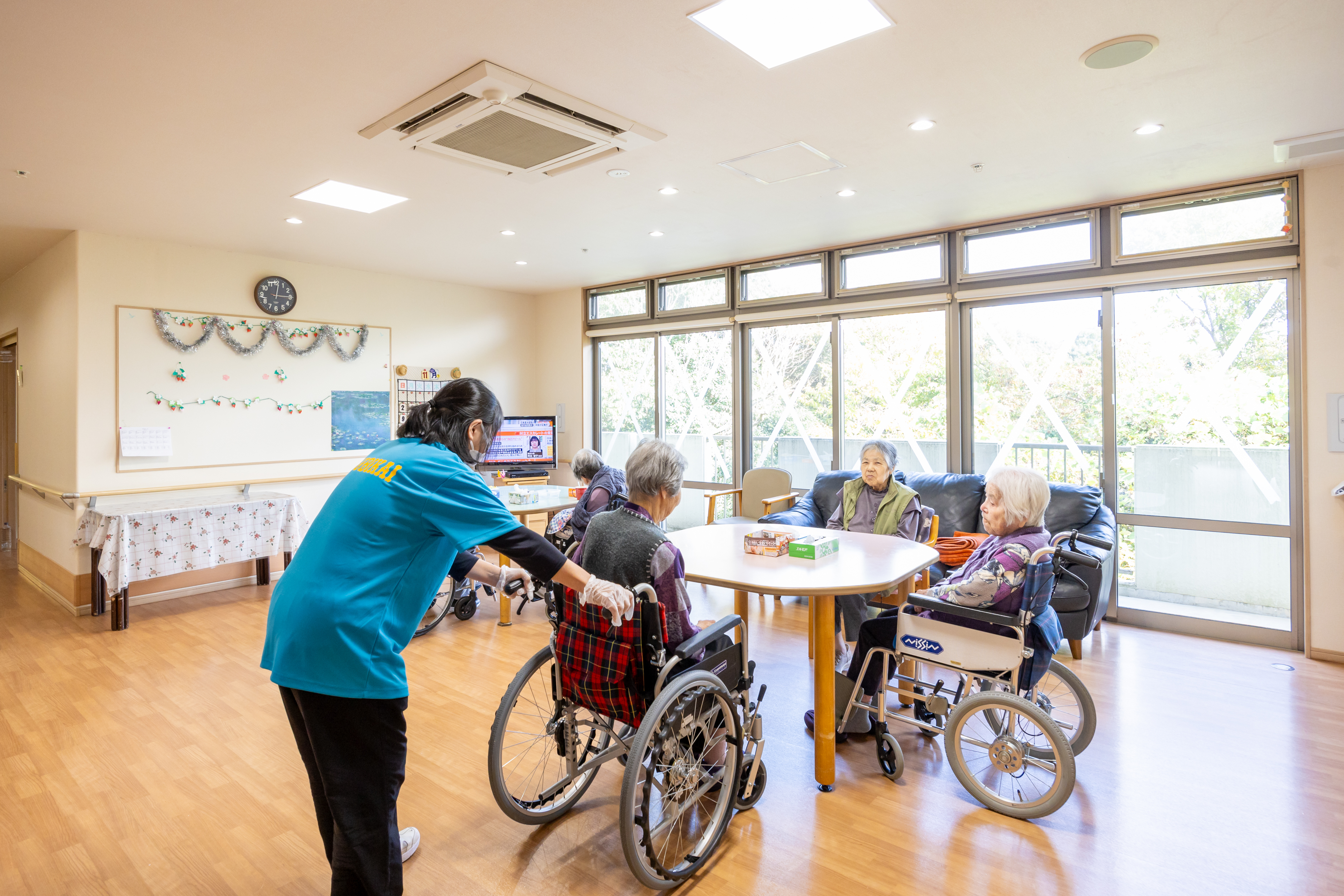 スタッフと利用者